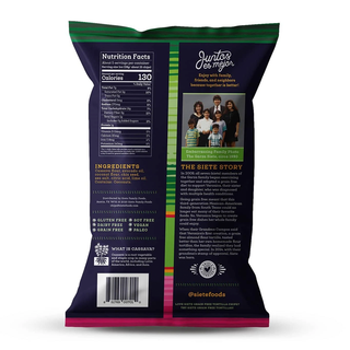 Siete Tortilla Chips Grain Free Lime 142g