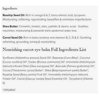 evanhealy Nourishing Eye Balm Wild Carrot 14g
