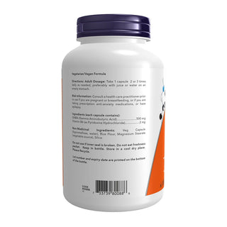 Now GABA 500mg 200 Veggie Caps