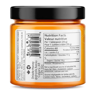 Drizzle Raw Honey Turmeric Gold 80g