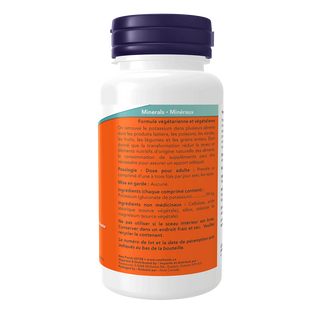 NOW Potassium Gluconate 99mg 100 Tablets