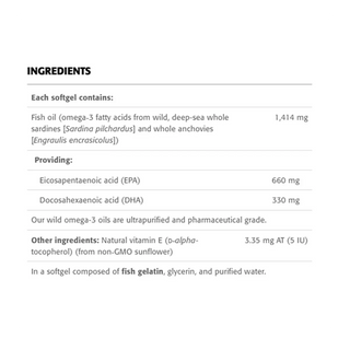 New Roots Wild Omega 3 EPA 660mg DHA 330mg 120 Softgels