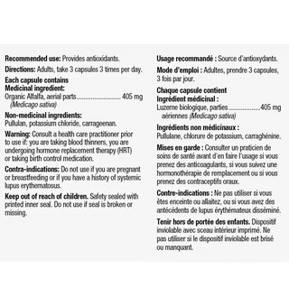 Nature's Way Alfalfa 100 Capsules