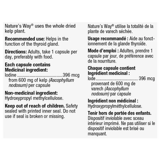 Nature's Way Kelp 100 Capsules
