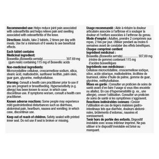 Nature's Way Boswellia 60 Tablets