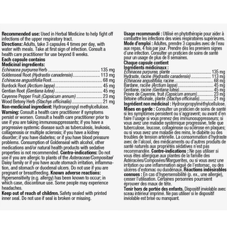 Nature's Way Echinacea With Goldenseal 100 Capsules