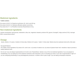 Pascoe NeuraPas Balance 100 Tablets