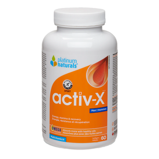 Platinum Naturals Activ-X for Men 60 Softgels