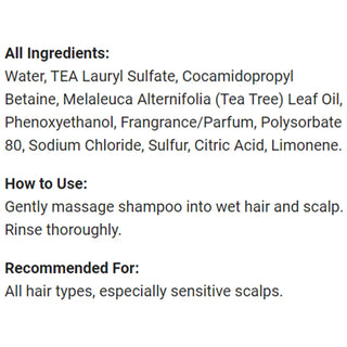 Thursday Plantation Shampoo Scalp Care Tea Tree 250mL