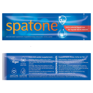 Spa Tone 100% Natural Liquid Iron 28 Servings