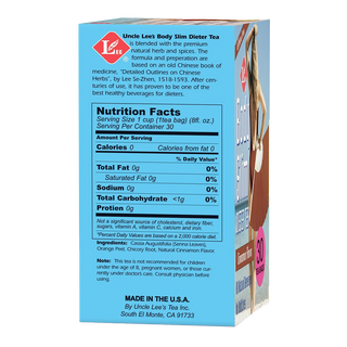Uncle Lee's Dieter Tea Body Balance Cinnamon 30 Tea bags