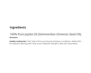 Now Jojoba Oil 118mL