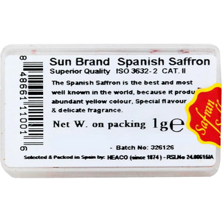 Sun Brand Spanish Saffron 1g