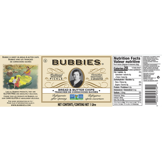 Bubbies Bread & Butter Pickels 1L