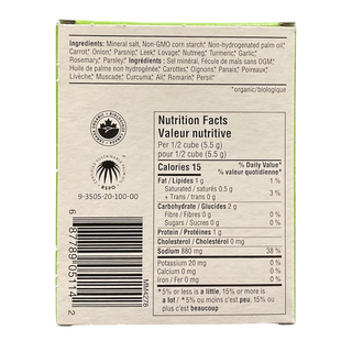 Go Bio Bouillon Cubes Vegetable Yeast Free 66g