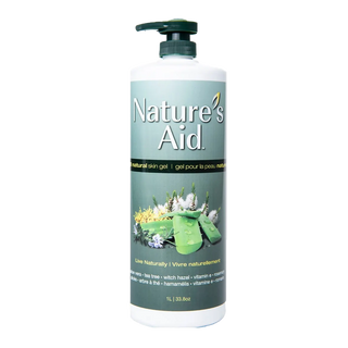 Nature's Aid All Natural Skin Gel Aloe Vera 1L