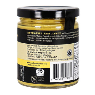 Maison Orphee Organic Yellow Mustard With Turmeric 250mL