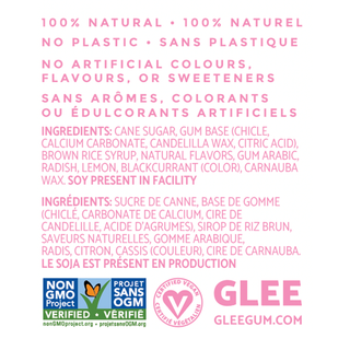 Glee Gum Bubblegum 16 Pieces