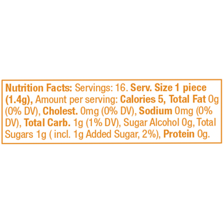 Glee Gum Tangerine 16 Pieces