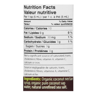 Ecoideas Organic Coconut Sauce Coco Natura 236mL