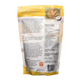 Ecoideas Organic Coconut Sugar Golden 454g