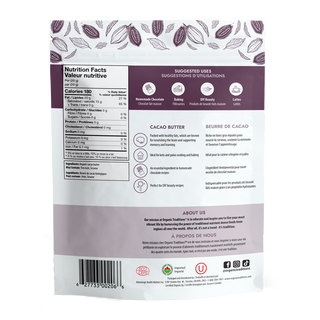 Organic Traditions Cacao Butter 454g