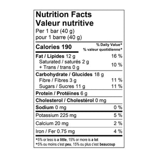 Honey Bar Quinoa & Cranberry 40g