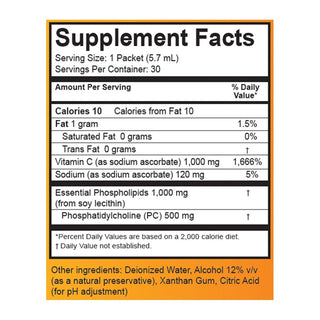 LivOn Laboratories Lypo-Spheric Vitamin C 30 Packs