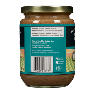 Nuts To You Almond Butter Raw Smooth 365g