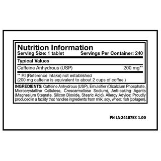 Mutant Caffeine 200+40 Tablets
