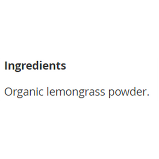 Cha's Organics Lemongrass Powder 150g