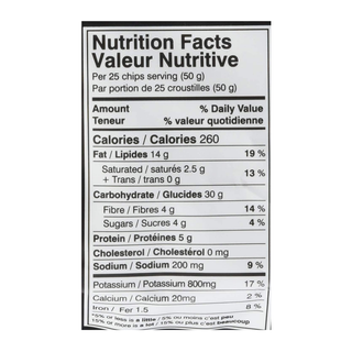 Hardbite Avocado Oil Chips Black Sea Salt 128g