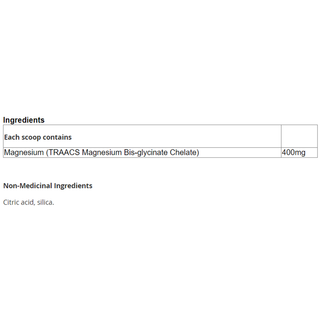 CanPrev Magnesium Bis-Glycinate 400 Ultra Gentle POWDER 240g