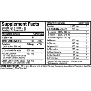 Allmax Amino Cuts Sweet Tea 252g