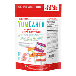 Yum Earth Organic Pops Assorted 241g