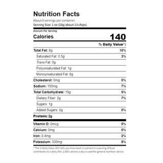 Kettle Foods Potato Chips Parmesan Garlic 220g