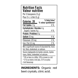 Flora Organic Red Beet Crystals 200g