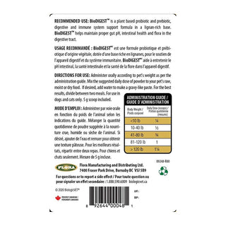 Biologicvet BioDigest 380g