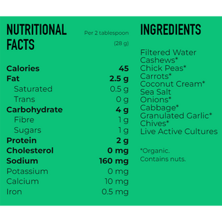 Le Grand Vegan Cheese Spread Chive & Onion 227g
