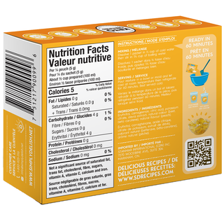 Simply Delish Plant Based Jel Peach 20g