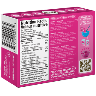 Simply Delish Plant Based Jel Raspberry 20g