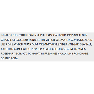 La Tortilla Tortilla Cauliflower with Cassava Flour 200g