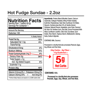 Legendary Foods Tasty Pastry Hot Fudge Sundae 61g