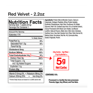 Legendary Foods Tasty Pastry Red Velvet 61g