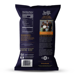 Siete Tortilla Chips Grain Free Nacho Avocado Oil 113g