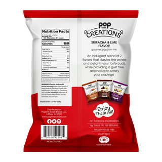 Poptime Popcorn Mix Sriracha & Lime 142g