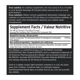 EFX Sports Kre-Alkalyn EFX Creatine Grape 500g