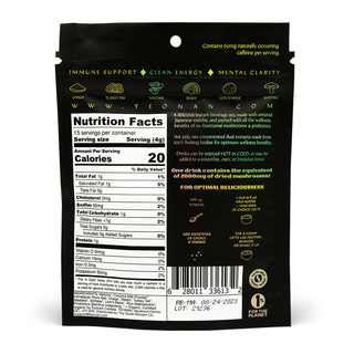Teonan Mushroom & Matcha Mix Matcha Latte 15 Servings