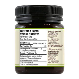 Wedderspoon Organic Raw Manuka Honey KFactor 16 250g