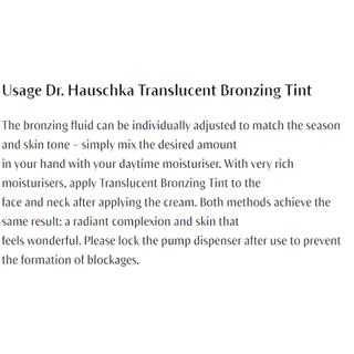 Dr. Hauschka Translucent Bronzing Tint 18mL